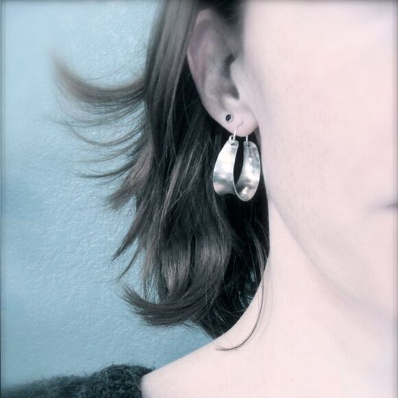 Boho Hoop Earrings M1223 - Picture 2 of 5